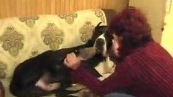 Small-tittied babe cheats on boyfriend with doggie