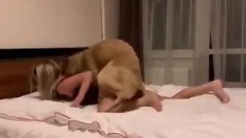 Skinny blonde with slim legs enjoys hardcore fucking