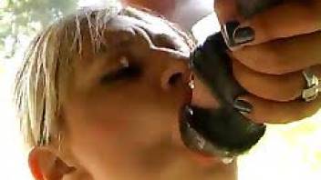 Women fucks horse in a passionate video